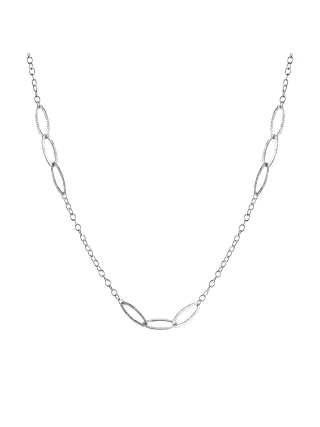 Celesta Silber Halskette 925 Silber strukturiert