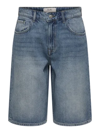 JDY - JDYLINA MW BERMUDA SHORTS DNM NOOS Medium Blue Denim - Gr. - M