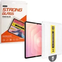 Wigento Tablet-Hülle Für Samsung Galaxy Tab S11 Ultra / S10 Ultra SnapFit Glas Installation, 9H Härte, kratzfest, stoßfest, Installationshilfe, Oleophob