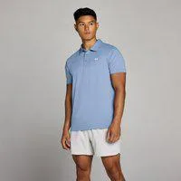 MP Herren Training Poloshirt – Nebelblau - XXL