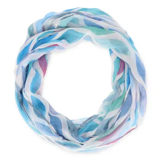 Halsüberkopf Accessoires - 48x170 Loop Raute blau - Gr. - OS