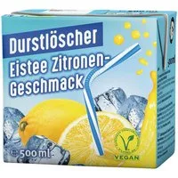 DURSTLOESCHER Softgetränk, Durstlöscher Eistee Zitrone Fruchtsafterfrischunggetränk 500ml