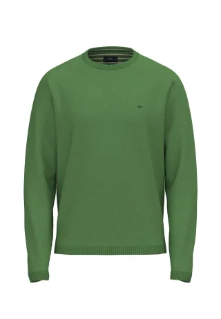 FYNCH-HATTON - O-Neck, Air Cotton avocado - Gr. - 3XL