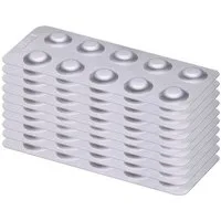 Keksdose POWERHAUS24 100 Rapid Testtabletten, Chlor & pH, Metal