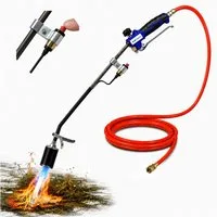 BlueCraft Unkrautbrenner SETS Abflammgerät Unkraut Gasbrenner Unkrautvernichter, (für Teerarbeiten, Unkrautbeseitigung), Gas 69 kW