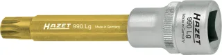 HAZET Schraubendreher-Steckschlüsseleinsatz (1/2 Zoll), Innen Vielzahn Profil XZN - 990LG-14