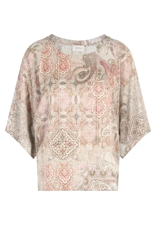 CARTOON - Casual-Bluse beige-rosé - Gr. - 38