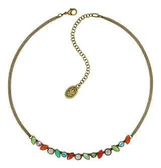 konplott - Kette - Margarita grün/rot/gold