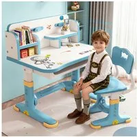 Rutaqian Kinderschreibtisch Kinderschreibtisch höhenverstellbar, Kinder Tisch Stuhl Set (Ein Tisch und ein Stuhl), Schreibtisch Kinder mit Schublade, Basteltisch Kinder, 75,5x62,5x101cm