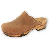 woody GmbH Clogs Damen - EMMA - tabak Sneaker Ballerinas