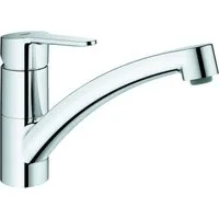 Grohe Küchenarmatur BauGo Einhand-Spültischbatterie flacher Auslauf - Chrom