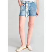 Le Temps Des Cerises Shorts BLOOM mit stylischem Bindegürtel
