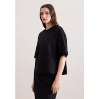 seidensticker Klassische Bluse 1/2 Rundhals Uni