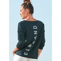 Elbsand Sweatshirt Raina mit Logoprint am Rücken, sportlich-casual