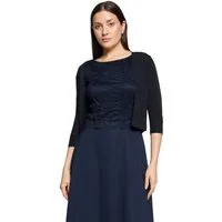 Vera Mont Strickjacke Damen ohne Verschluss (1-tlg) Glitzer