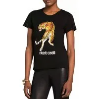 roberto cavalli T-Shirt Firenze RC Tiger Logo Cotton gehört zur ikonischen Hauptkollektion