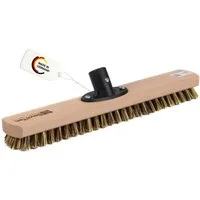 BawiTec Reinigungsbürste Schrubber 40cm Breit Großraumschrubber ohne Stiel Bodenschrubber, Fliesen, Terrassen, Stein, Marmor, Beton, Keramik, Extra Breit