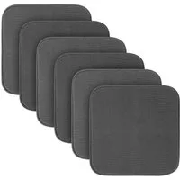 Bestlivings Stuhlkissen Struktur 38x38 cm, verschiedene Farben & Sets, Anti-Rutsch-Rückseite, angenehme Polsterung, für Indoor/Outdoor