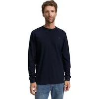 TOM TAILOR Langarmshirt mit Logo Stickerei