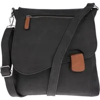 Christian Wippermann Umhängetasche Große Damen Tasche Umhängetasche Leder Optik, Crossover Leder Optik