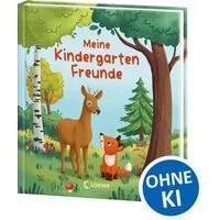 Meine Kindergarten-Freunde (Waldtiere) / diverse, Wunderschönes Eintragbuch für die besten Freund*innen aus dem Kindergarten - Das perfekte Geschenk für Tier-Fans ab 3 Jahren