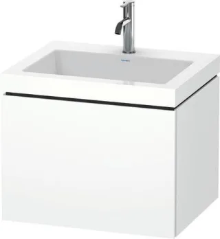 Duravit L-Cube c-bonded Set wandhängend Weiß Matt 600x480x500 mm - LC6916O1818 LC6916O1818