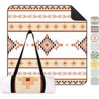 Picknickdecke Picknickdecke 200 x 200 cm Campingdecke Wasserdicht, 3 Schichten, Sekey, Campingdecke Wärmeisoliert mit Wasserdichter Unterseite