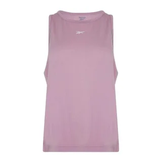 Reebok - Ärmelloses Oberteil für Damen, Rundhalsausschnitt, Glatt, Umstandskleidung, Ärmellos (Pink)