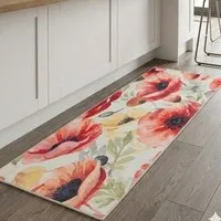 Sehrazat Küchenläufer CAIMAS 7025, rechteckig, Höhe: 6 mm, Waschbarer Teppich – pflegeleicht und ideal für den Alltag