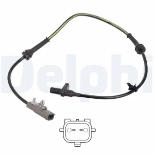 Delphi ABS-Sensor hinten links Nissan Qashqai 2 SS21256-12B1
