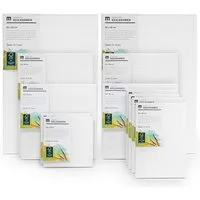 M MERCEO Leinwand, 12er Set Leinwand (20x20 bis 40x60cm) Baumwolle auf Keilrahmen