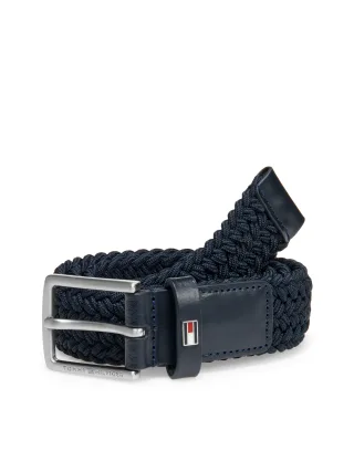 BRAIDED ELASTICATED BELT Space Blue