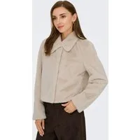 JDY Plüschjacke JDYMACY LIFE FAUX FUR JACKET OTW NOOS Kunstfaser