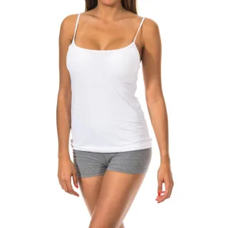 DAY COTTON dünnes Träger-T-Shirt mit Rundhalsausschnitt 1045044 woman