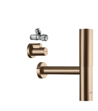 Hansgrohe Design Siphon Set Flowstar Axor Polished Red Gold 51304300