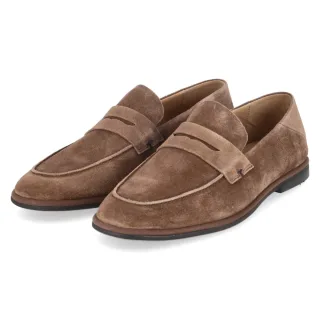 Copenhagen Shoes Loafer - Gr. 43 - Braun - Rauleder