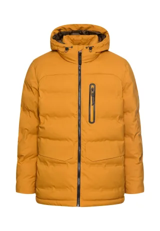 camel active - teXXXactive® Funktionsjacke mit verstellbarem Saum und Kapuze burned yellow - Gr. - 52