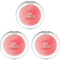 Essence Rouge SOFT BAKED BLUSH, 3-tlg., für einen soften, strahlenden Glow
