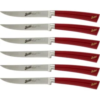 Berkel Elegance Glossy red Steak Set 6-tlg.