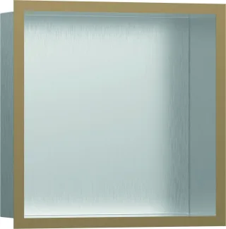 Hansgrohe XtraStoris Individual Wandnische mit Designrahmen 300x300x100mm BST/BBR, 56097140 56097140