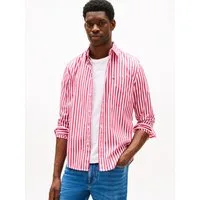 Tommy Hilfiger Langarmhemd FLEX POPLIN BOLD STRIPE SHIRT