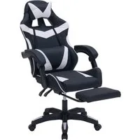 HTI-Living Drehstuhl Gaming Stuhl Krit Eco Schwarz-Weiß (Stück, 1 St), Bürostuhl Drehstuhl Schreibtischstuhl
