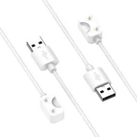 Wigento Für Samsung Galaxy Fit 3 Smart Watch Charging Ladekabel USB - A 55cm Stromadapter