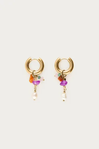 My Jewellery - Ohrringe mit Steinen gold - Gr. - OS