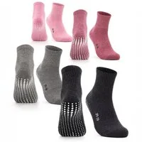OCCULTO Sportsocken Damen Stoppersocken 2-4er Pack (Modell: Madeleine) (4-Paar)