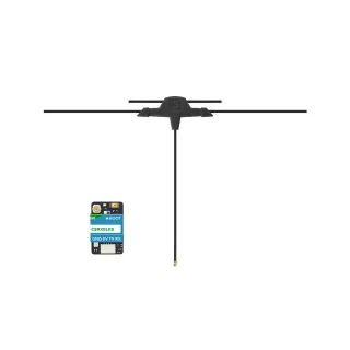 iFlight ExpressLRS 2.4GHz/900MHz ELRS 100mW/500mW Dual-band RX Receiver Single Antenna for FPV Racer Drone