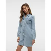 Vero Moda Jeanskleid VMJENNIE LS SHORT DENIM DRESS GA NOOS