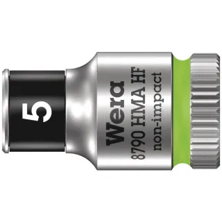 Wera 8790 HMA HF Zyklop-Steckschlüsseleinsatz mit 1/4"-Antrieb mit Haltefunktion Leuchtgrün - 05003719001