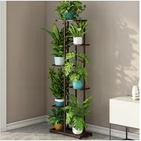GarveeMore Küchenorganizer-Set 6-Tier Pflanzenständer, 7-Topf Indoor Hohe Pflanzenhalter