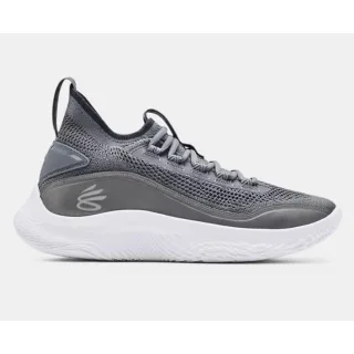 Under Armour Curry Flow 8 Shine Mens Grey Trainer